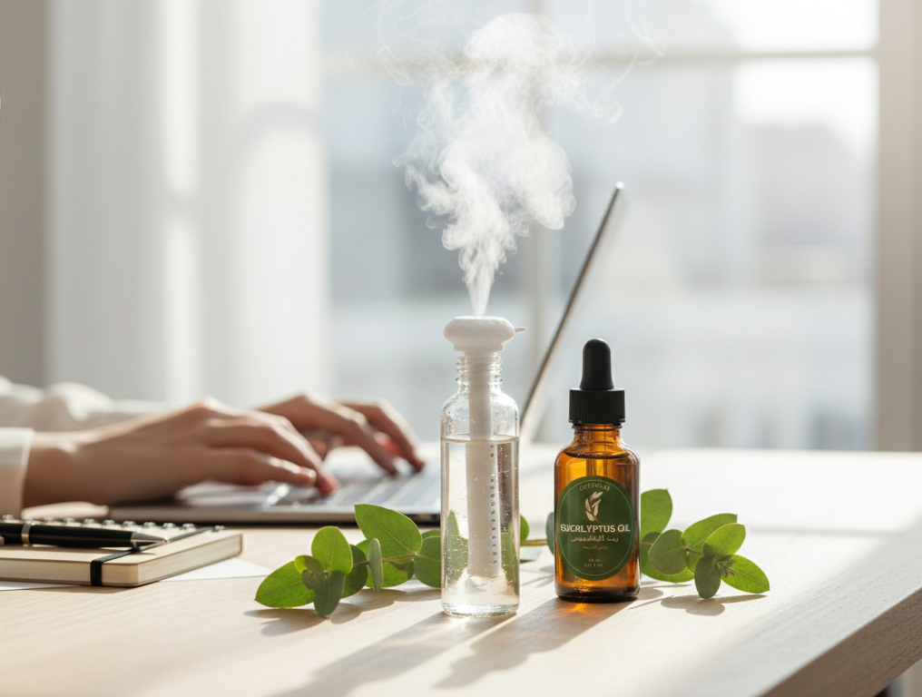 (Eucalyptus) % باك ناشر الروائح +زيت أوكاليبتوس طبيعي 100