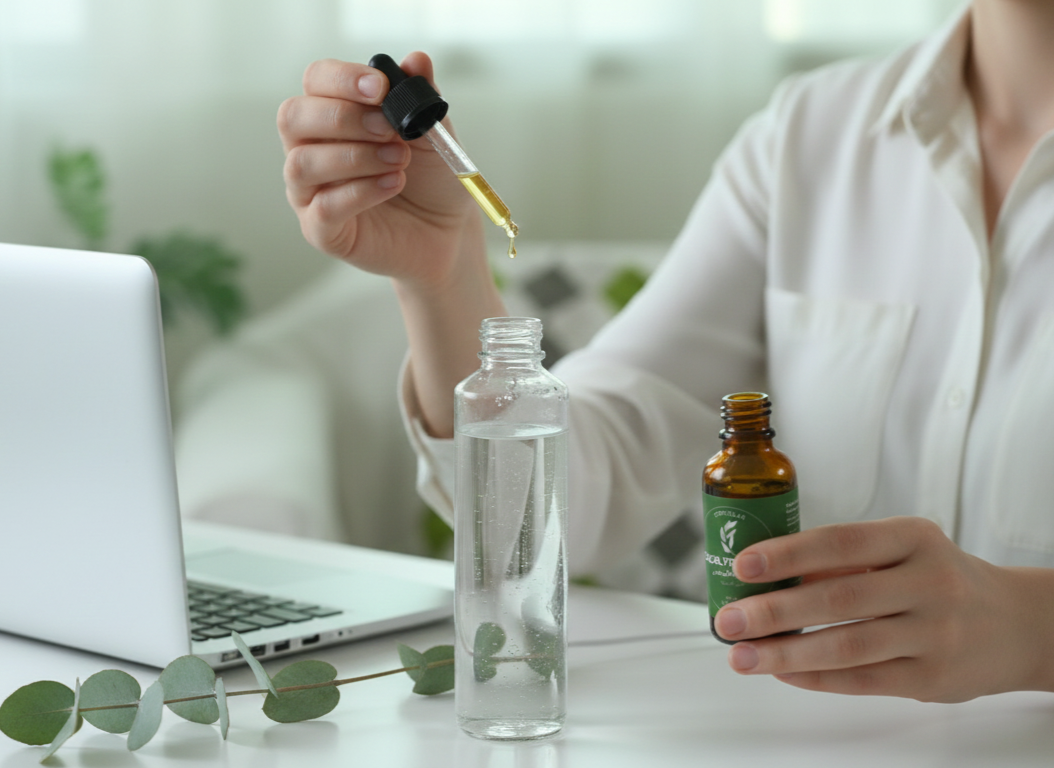 (Eucalyptus) % باك ناشر الروائح +زيت أوكاليبتوس طبيعي 100